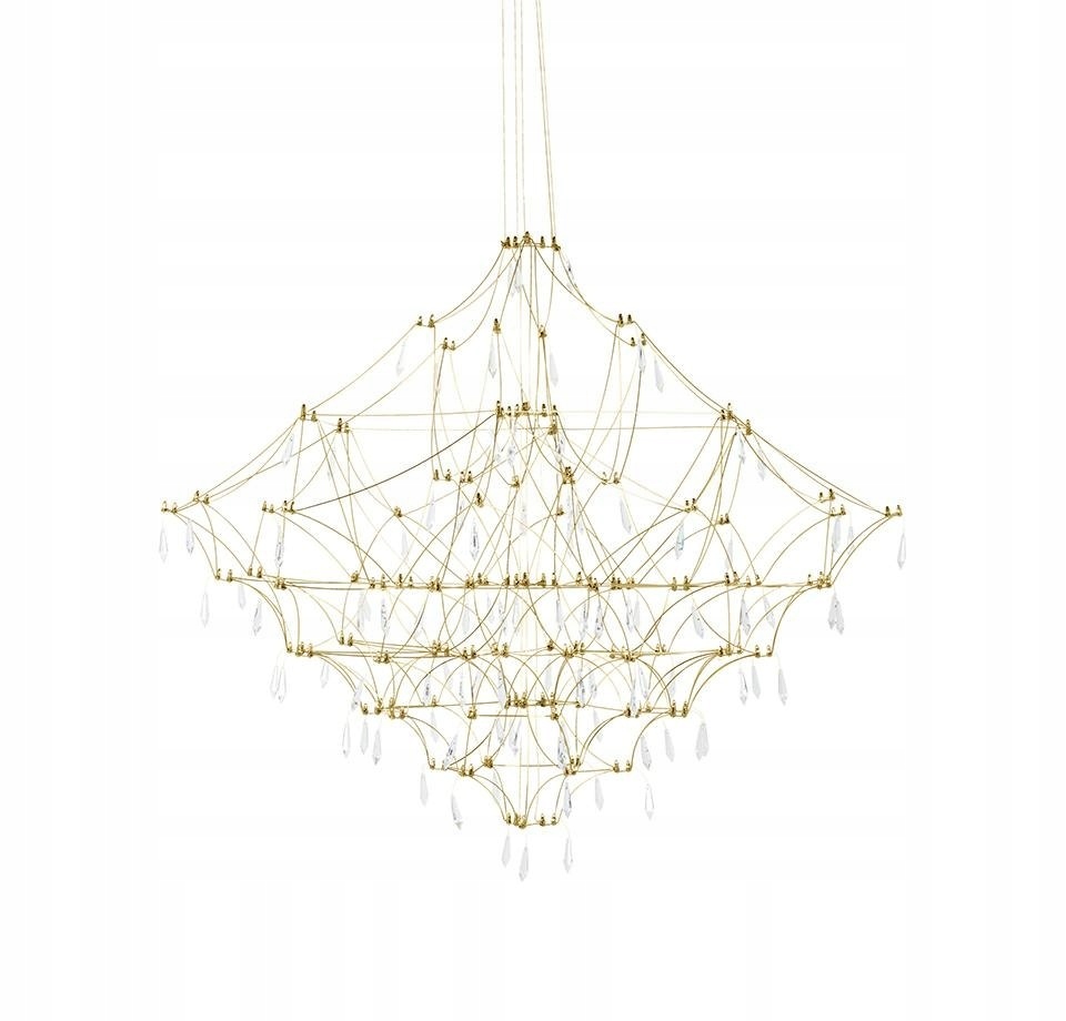 Závesné svietidlo CONSTELATION 77 GOLD - LED, nehrdzavejúca oceľ