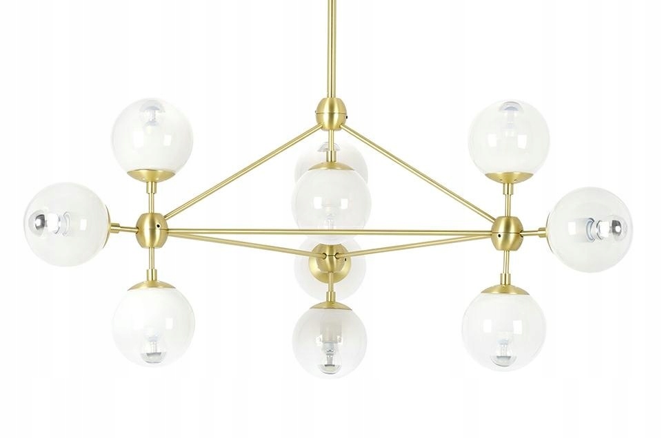Závesná lampa PLANETARIO 10 GOLD zlatá - odtiene