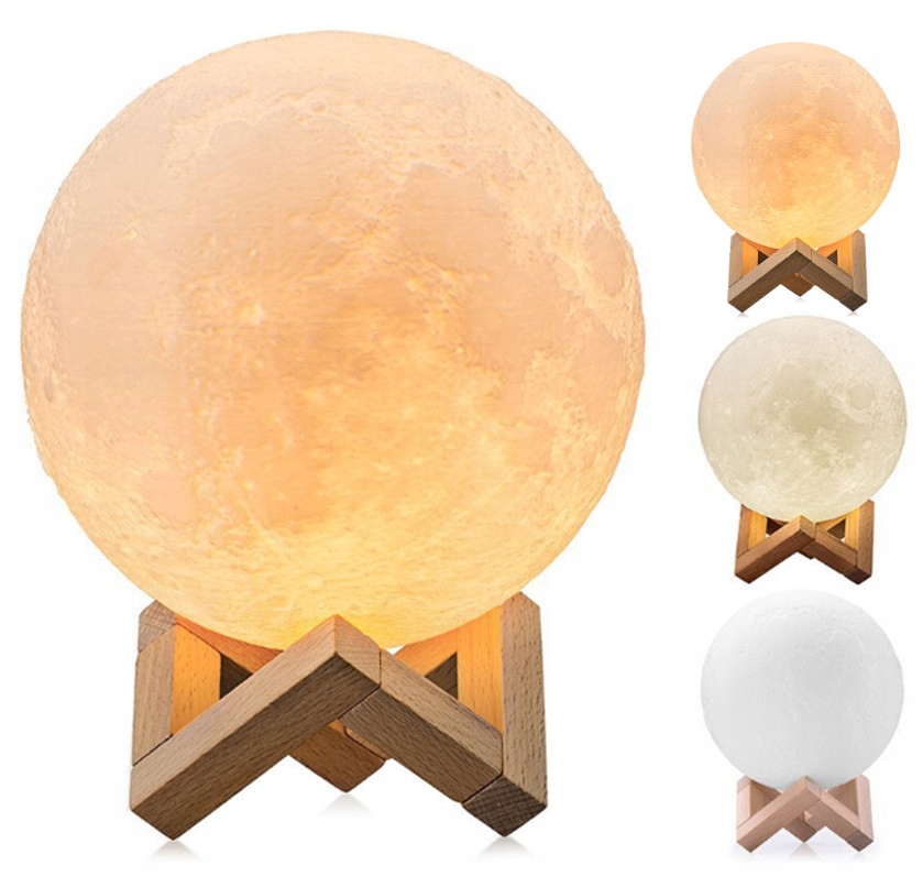 NOC LIGHT MOON LIGHT 3D EFEKT MOON LIGHT