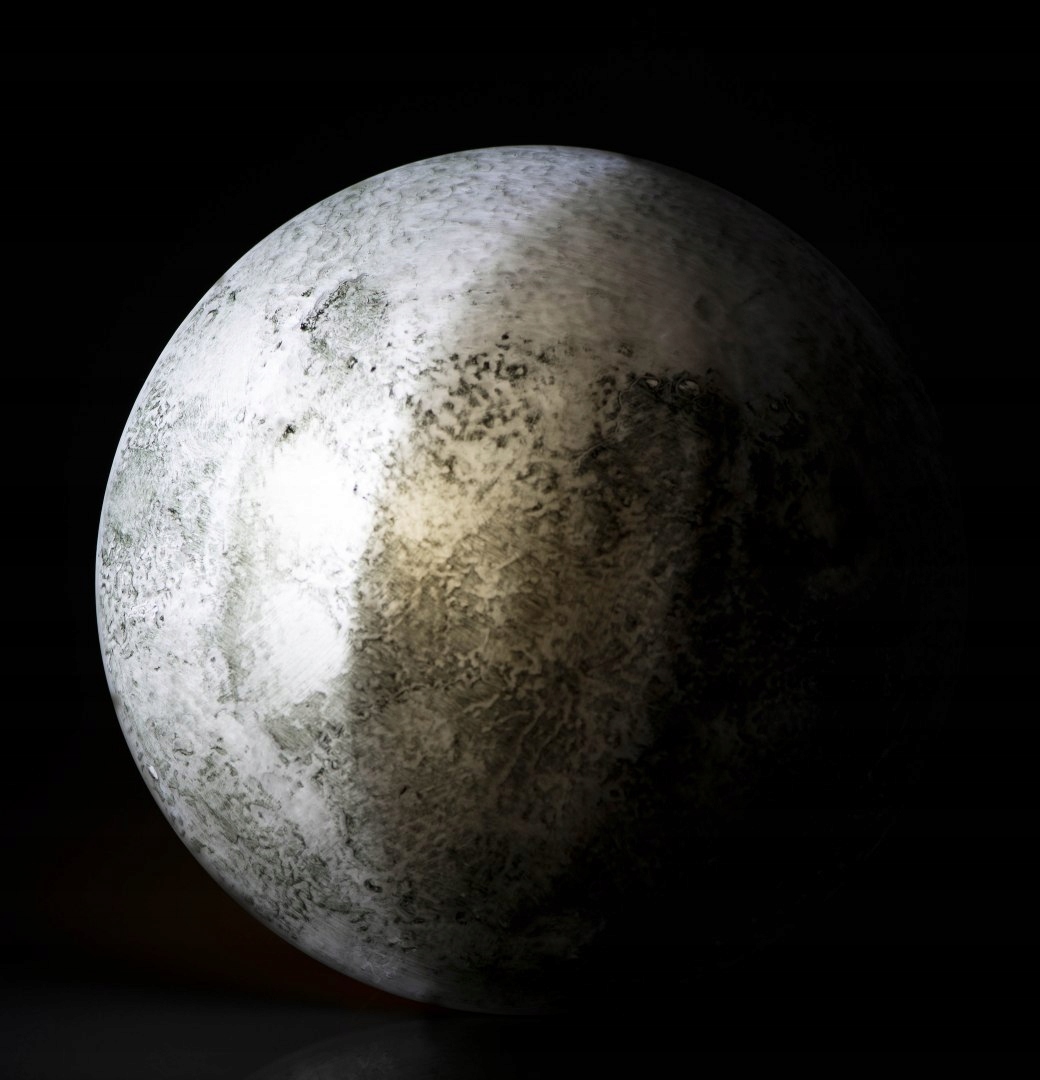 SVETLOVÁ DEKORATÍVNA Nočná lampa MOON 3D + PILOT