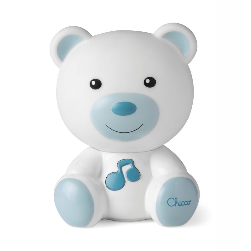 CHICCO FD BEAR MODRÁ NOC SILIKÓNOVÁ LAMPA