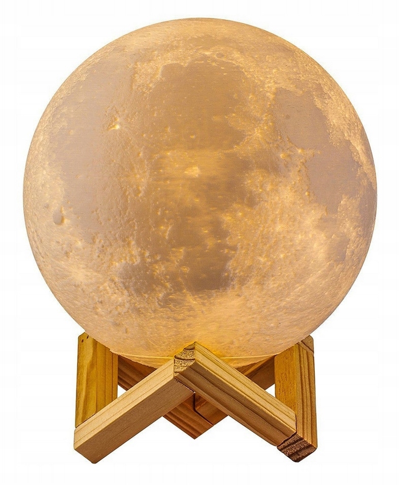 NOC LAMP MOON 3D MOON LIGHT + PILOT 8CM HIT