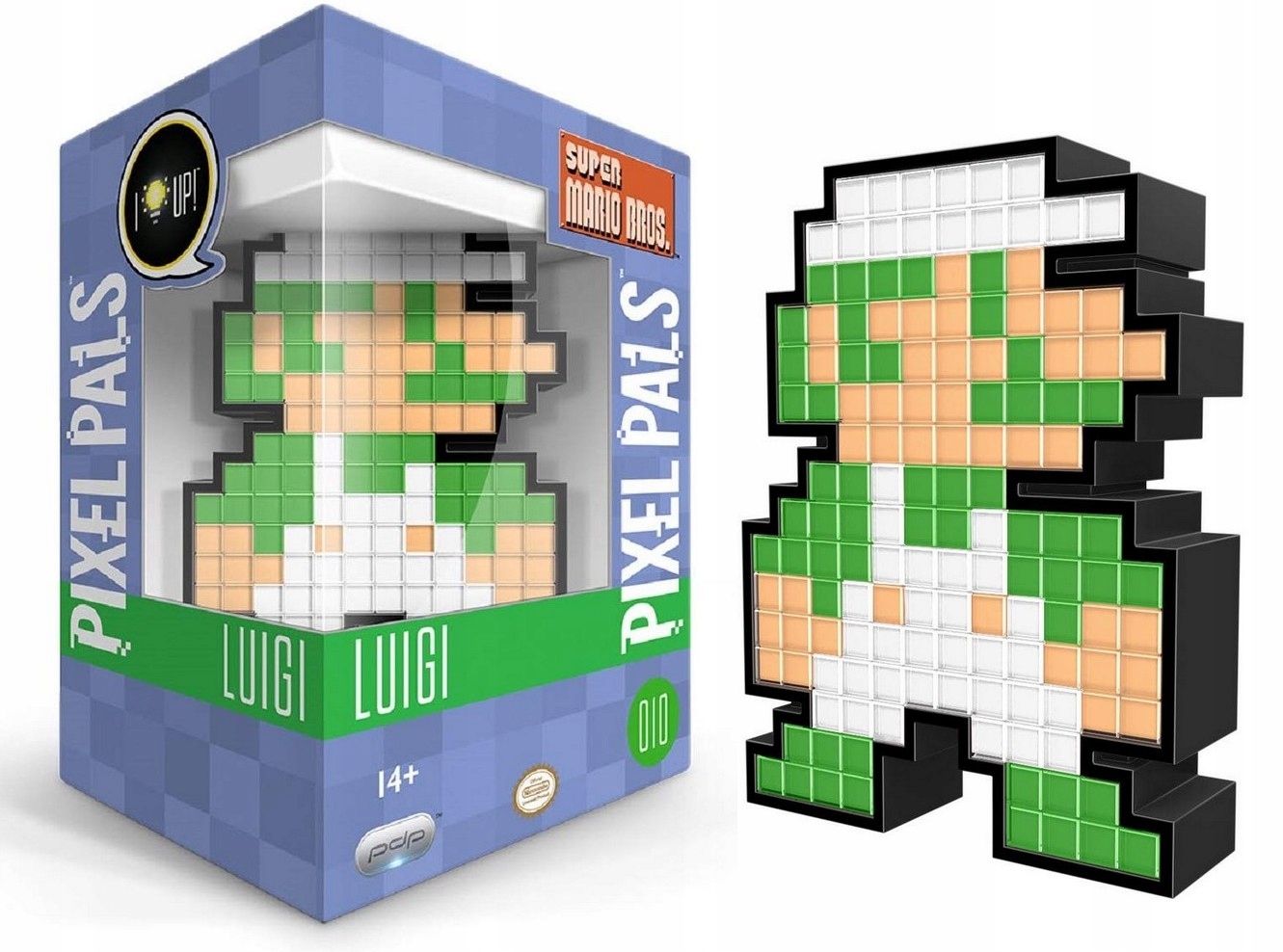 PDP PIXEL PALS 010 8-BIT LUIGI - OBRÁZKOVÁ SVIETIDLO