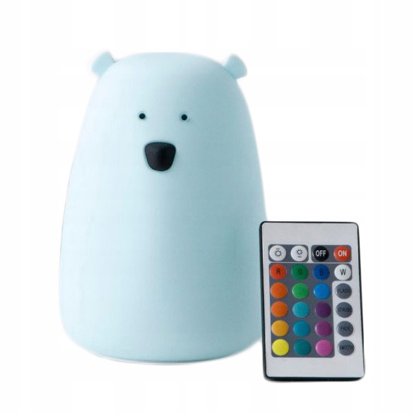 Rabbit & Friends Silikon Lamp BEAR pilot SKY