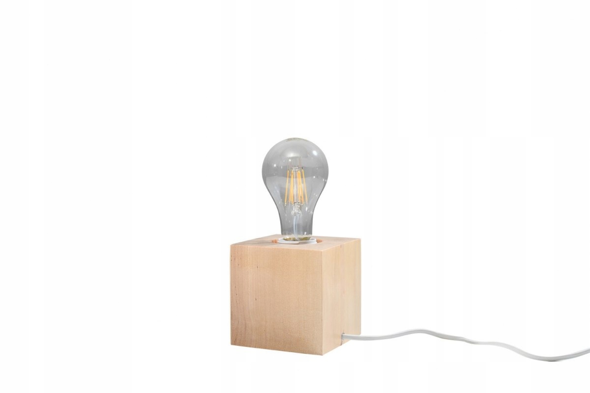 Stolová lampa ABEL prírodné drevo