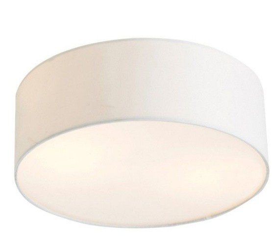 Biela lampa Ella 35 cm stropné svietidlo, okrúhla akrylová tkanina