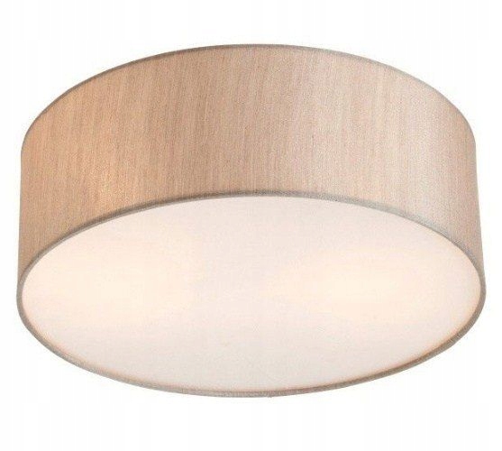 Svietidlo Ella káva s mliekom 35 cm plafondové okrúhle látky