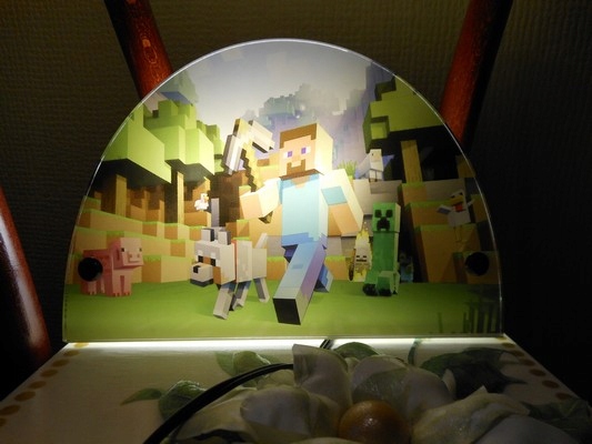 Nočná lampa MINECRAFT NOVINKA! !