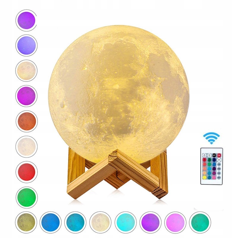18 CM BABY LIGHT SHINING 3D MOON