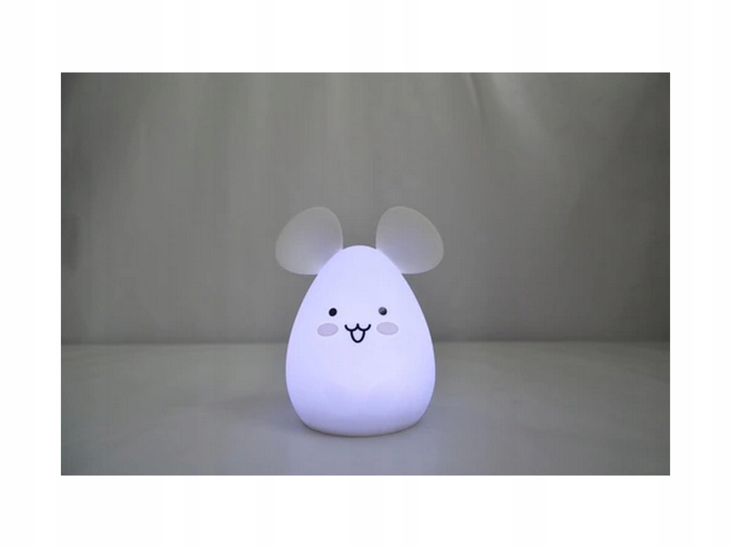 Silikónová nočná lampa InnoGio Mouse 100 dobrý spánok