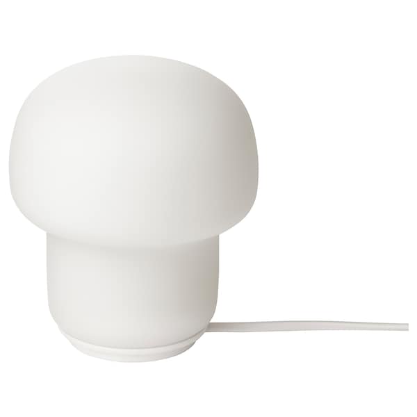 IKEA TOKABO Stolová lampa opálové biele sklo