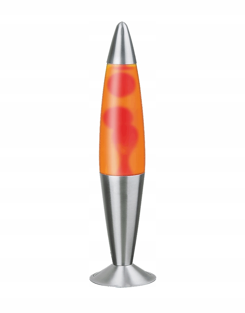 Oranžová lávová lampa Rabalux 4107 Lollipop