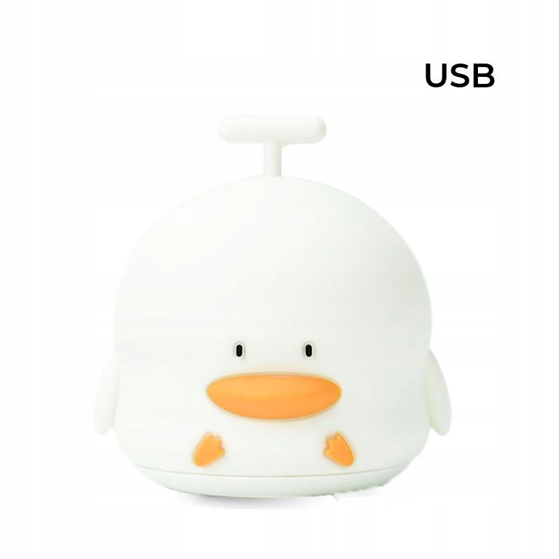 Svietidlo SILICONE DUCK Rabbit Friends biela