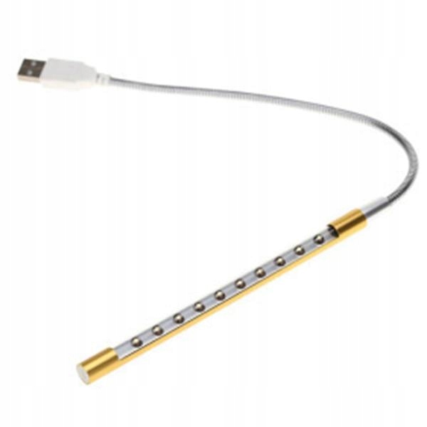 [Zlato] 10 LED, 360 stupňov, dc 5 V, prenosné
