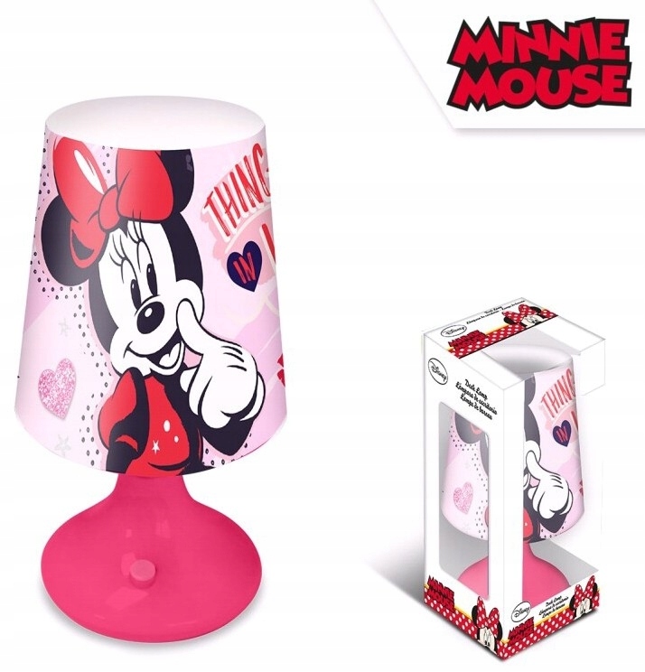 Nočná lampa Minnie Mouse stôl Mini Mouse pin