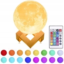 18CM NIGHT LIGHT SHINING MOON MOON LIGHT 3D