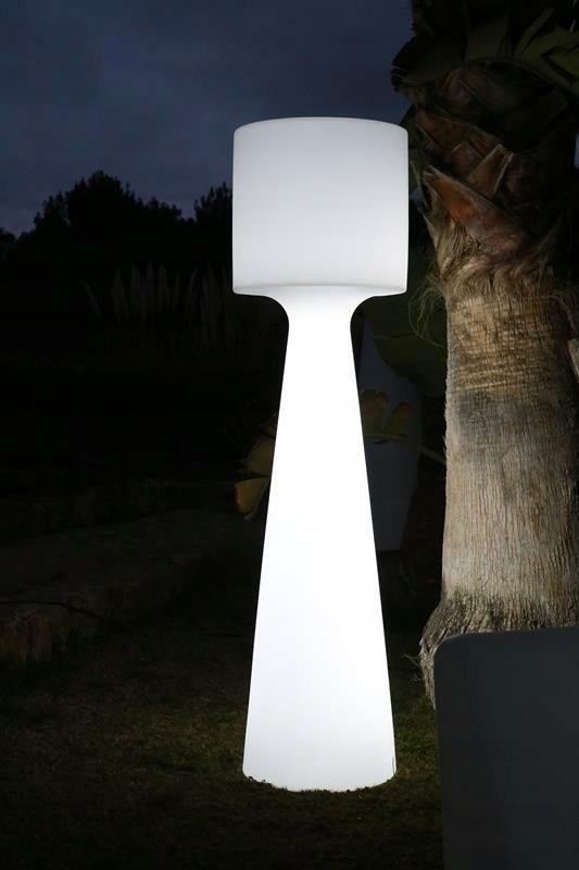 NOVINKA záhradná lampa GRACE 170 B biela - LED,