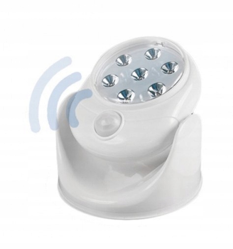 LED LAMP detektor pohybu 4xAA batérie