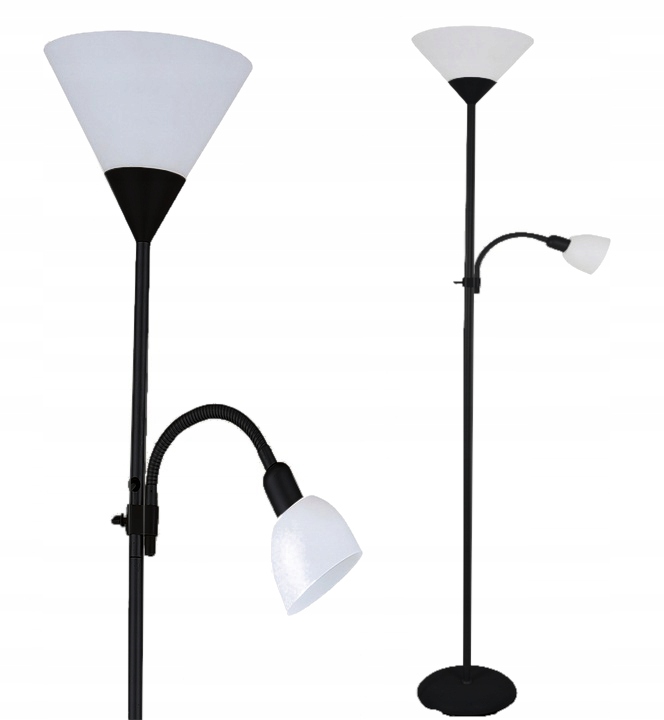 KOVOVÁ stojaca lampa s lampou na čítanie 2020
