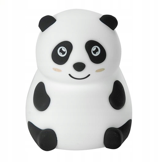 Silikónová nočná lampa InnoGio Panda 8 farieb