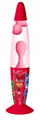 Nočná lampa PJ Masks s lávovým efektom