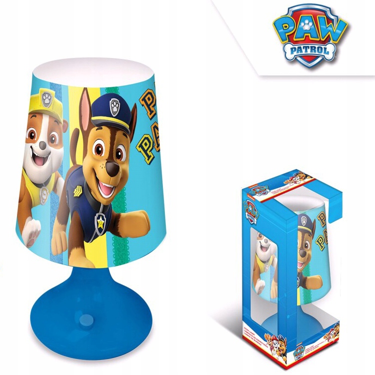 Nočná stolná lampa PAW Patrol s batériami PAW
