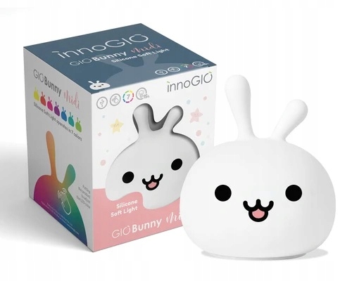 Silikónová lampa BUNNY innoGIO (viacfarebná)