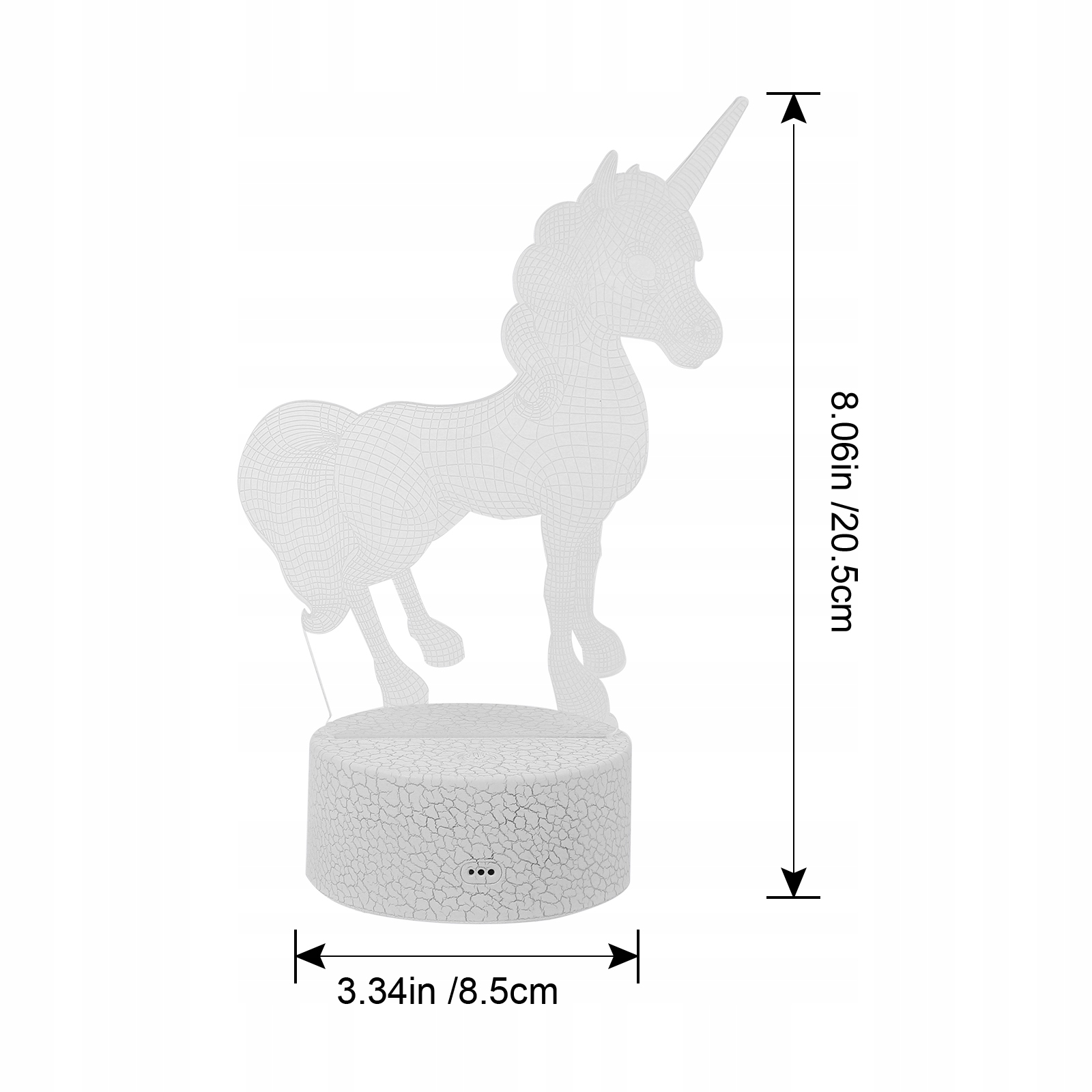 Nočná lampa Unicorn. Stolová lampa. Dekoračná lampa