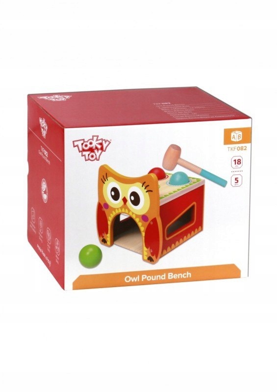Tooky Toy Drevená lavica s kladivom
