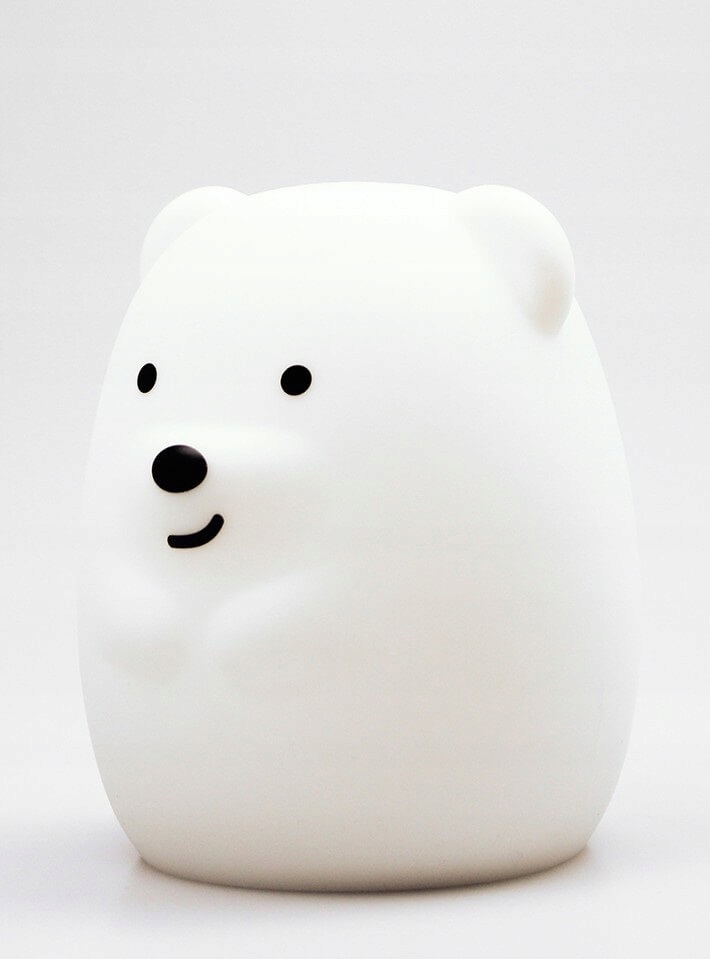 Bezpečné nočné svietidlo mäkké BEAR PUFI LED