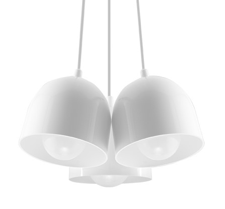 Detská lampa na lanách FREDDY 3 biela SOLLUX
