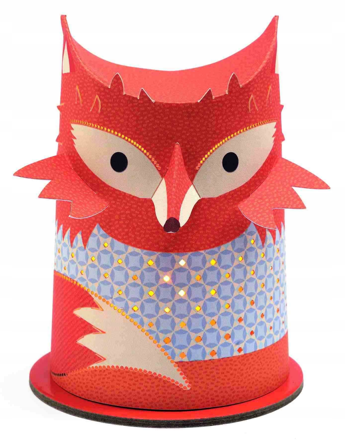 Papierová nočná lampa Fox, Djeco