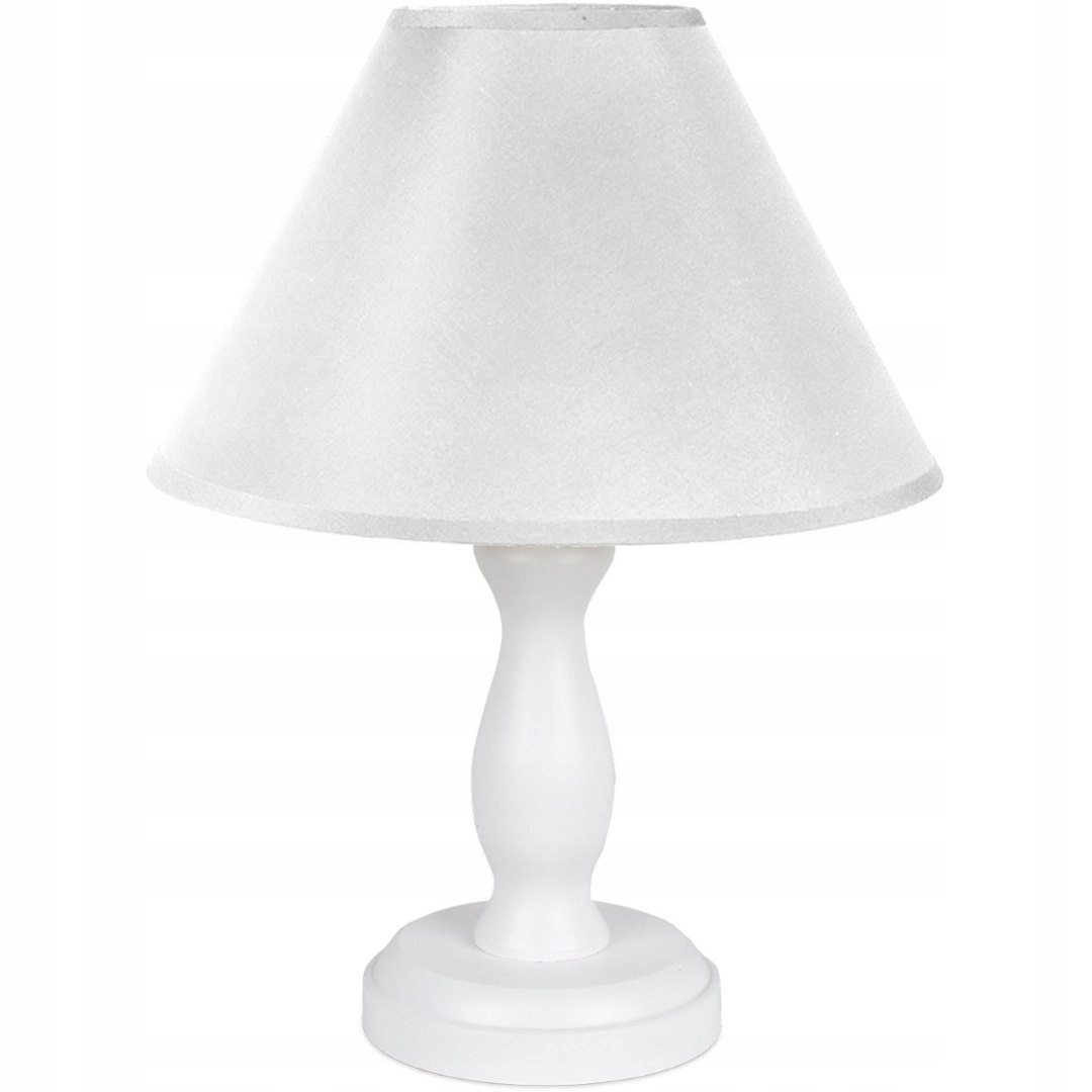 Stolná lampa Lura biela