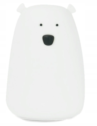 Veľká silikónová lampa MIŚ Rabbit & Friends
