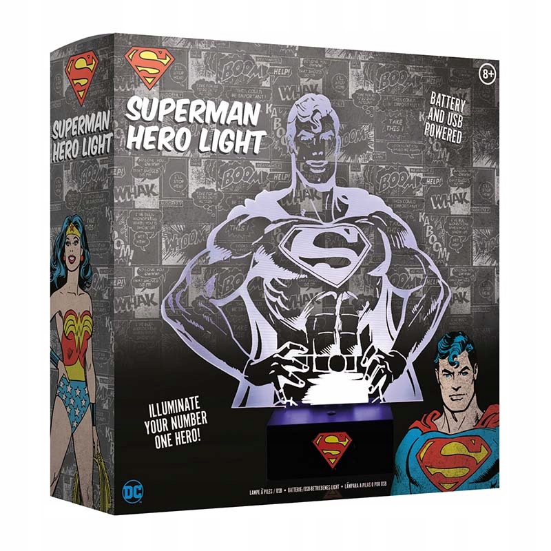 Nočná lampa Superman DC Comics