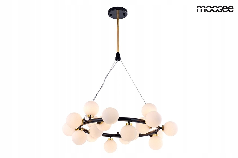 Závesná lampa MOOSEE COSMO S - čierna, zlatá