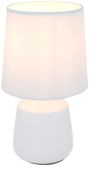 Nočná lampa 23 x 13 cm biela SVETLÁ