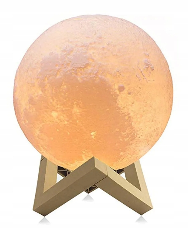 Dotykové ovládanie lampy v tvare mesiaca 15 cm