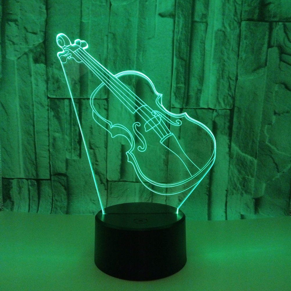 Nočná gitara 3D Illusion Platform, 7 farieb, D