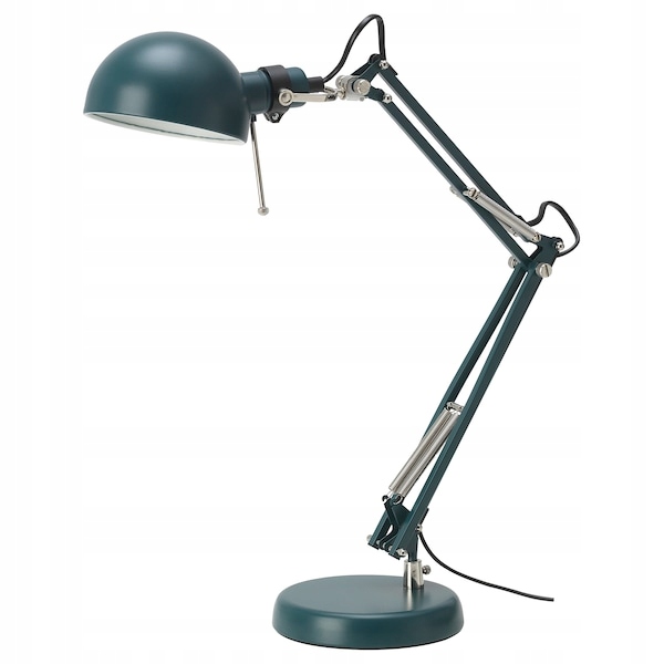 IKEA FORSÅ Stolná lampa tmavozelená