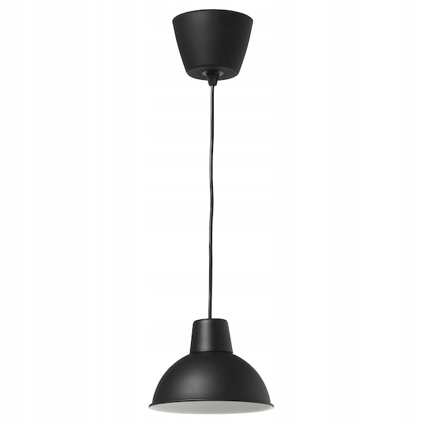 IKEA SKURUP Závesná lampa čierna 19cm