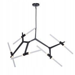 Závesná lampa STICKS-10 čierna