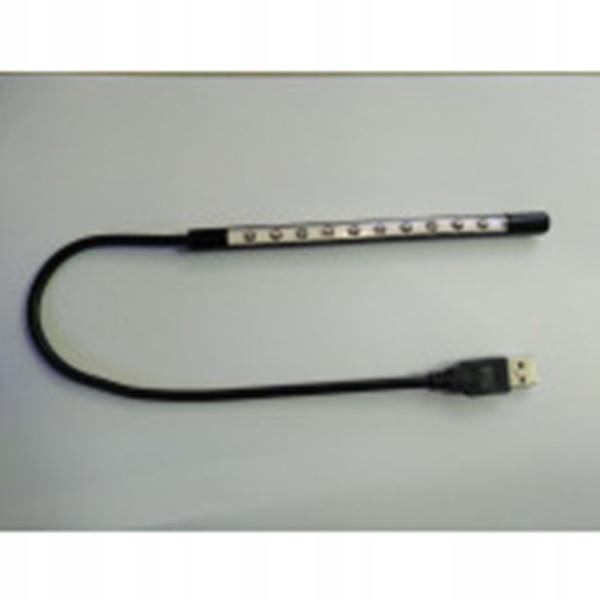 [Čierny] 10 LED, 360 stupňov, dc 5 V, prenosný