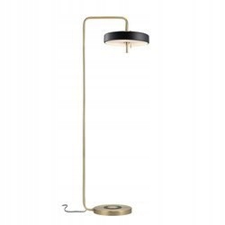ARTDECO stojaca lampa čierna a zlatá 162 cm