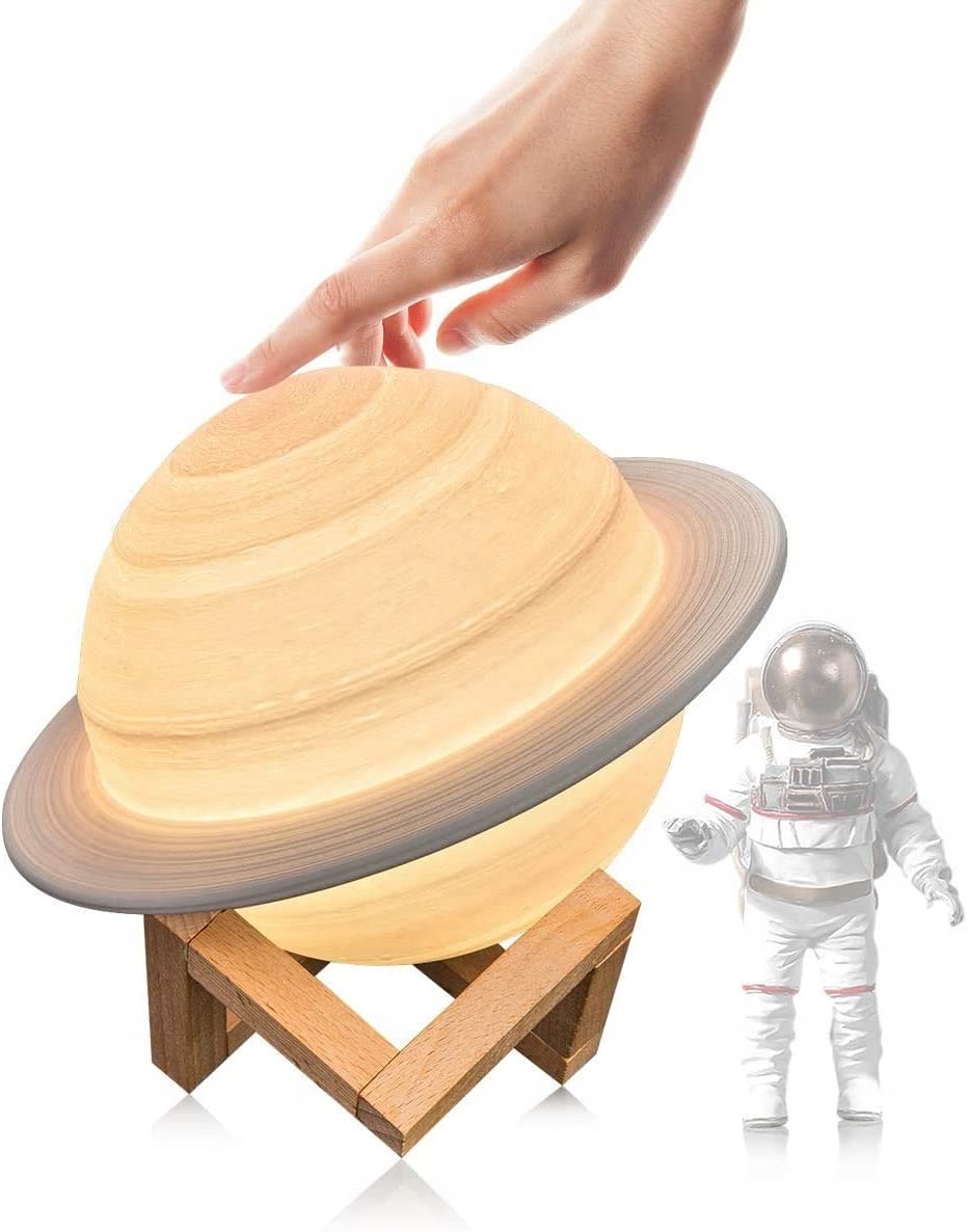 NOC SVETLÉHO DOTYKOVÉHO STOLU SVETLO 3D SATURN