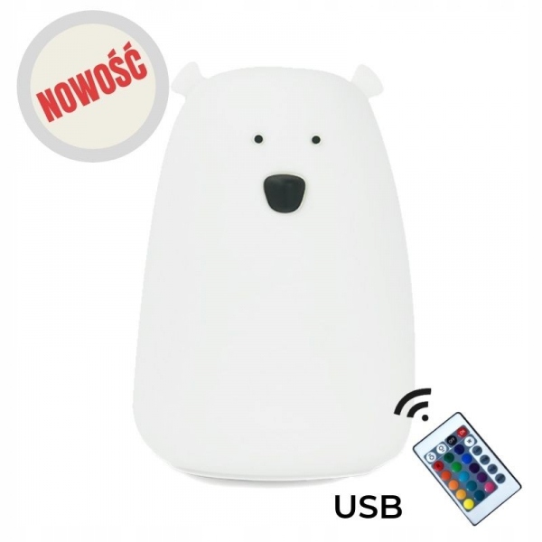 Lampa pre králika a priateľov Teddy Bear Large Remote Silikón