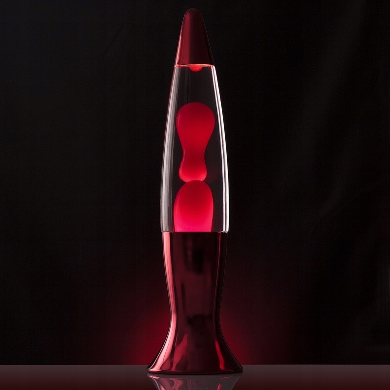 Veľká lávová lampa Lávová lampa 40 cm ČERVENÁ na napájanie
