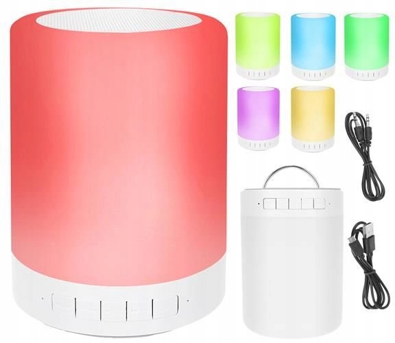Prenosná lampa Bluetooth 4.0 reproduktora FM rádio SD