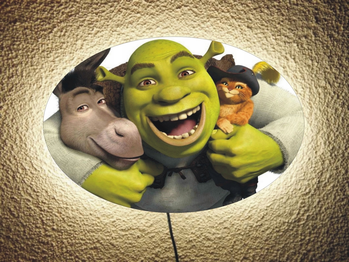 Nočná lampa SHREK NOVINKA! !