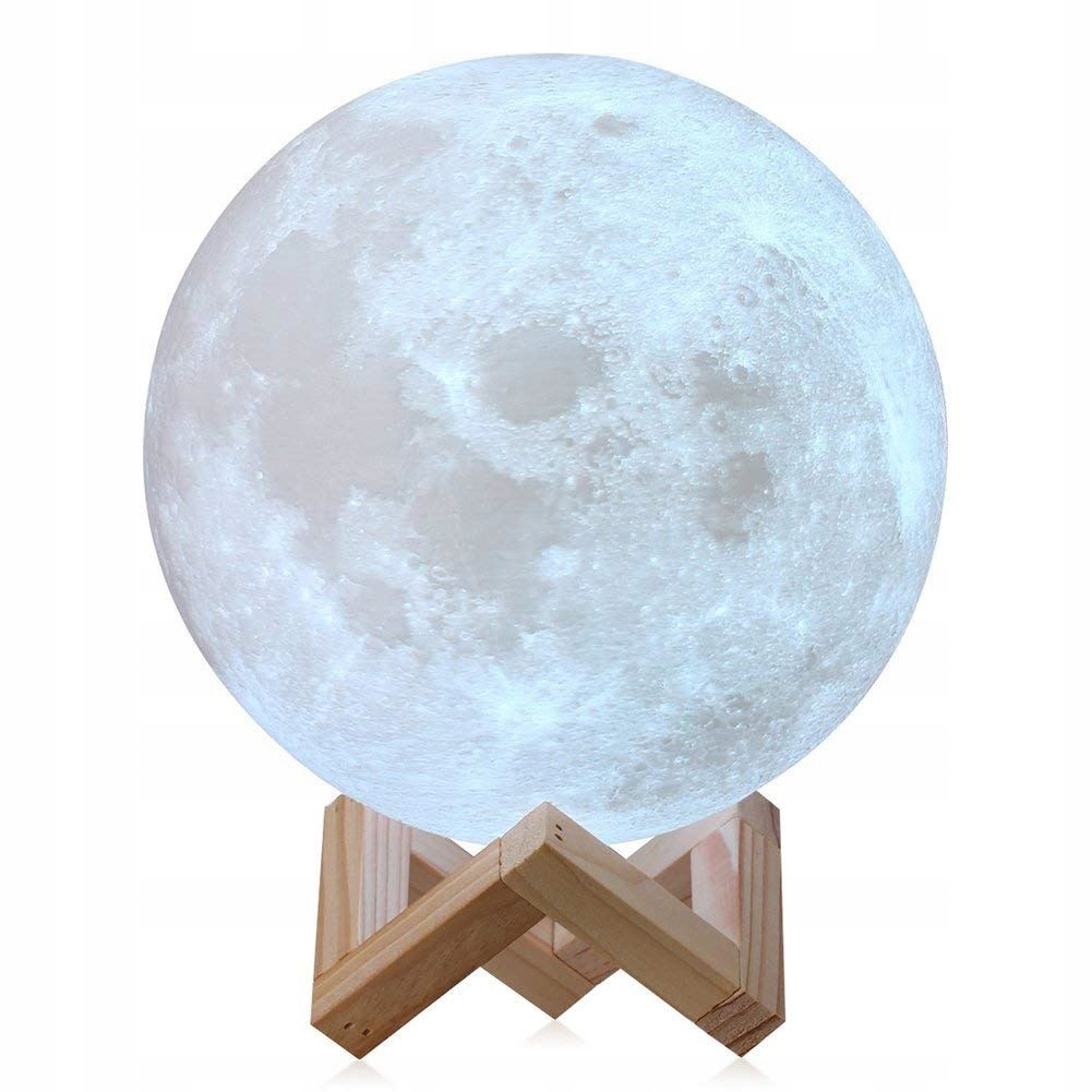 Nočné svietidlo svietiace MOON 3D MESIACOVÉ SVETLO 15cm